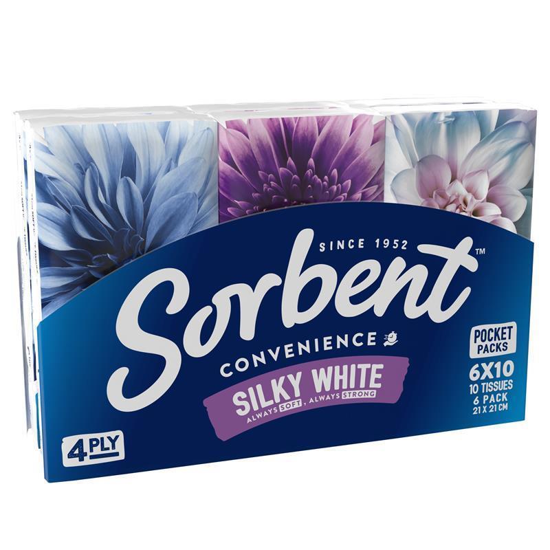 Load image into Gallery viewer, Sorbent Pocket Tissues Everyday 6 Pack
