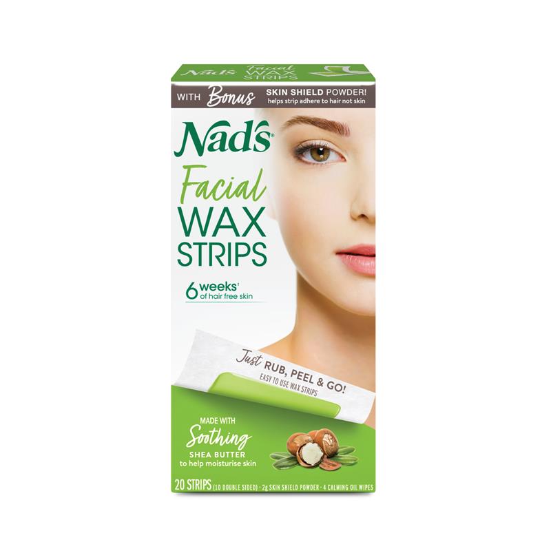 Load image into Gallery viewer, Nad's Facial Wax Strips 20
