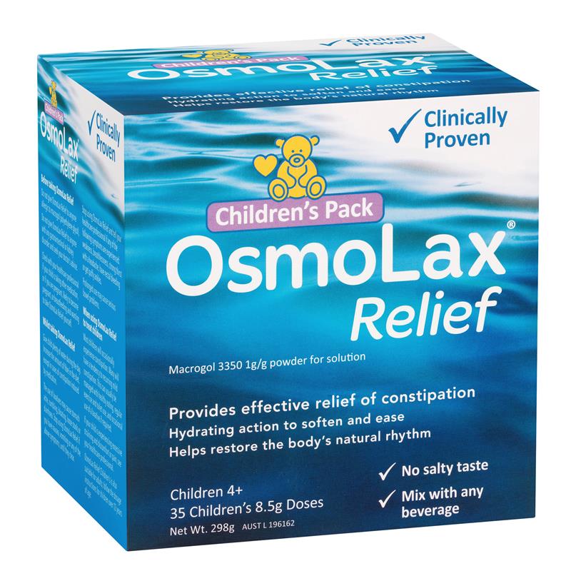 Load image into Gallery viewer, OsmoLax Relief Children's Laxative Powder 35 Dose 298g - Macrogol Constipation Relief with No Salty Taste, Flavour Free &amp; Salt Free
