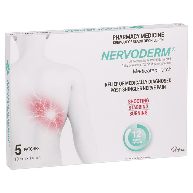 Load image into Gallery viewer, Nervoderm Lignocaine 5 Dermal Patch
