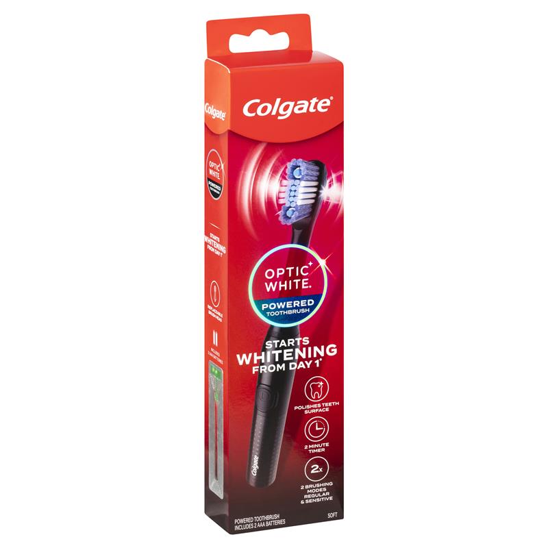 Load image into Gallery viewer, Colgate Optic White Power Toothbrush Soft
