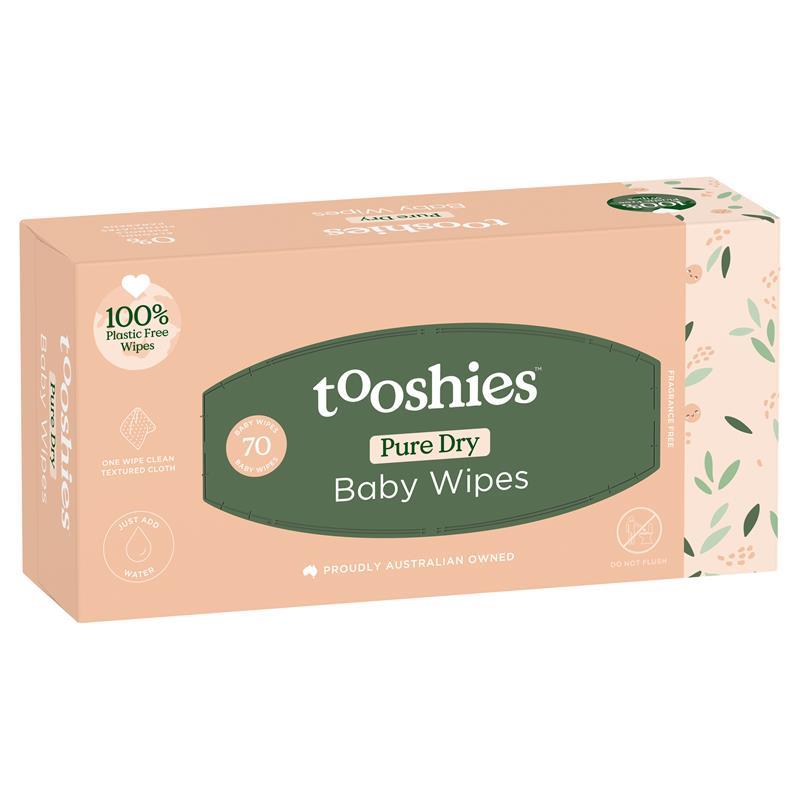 Load image into Gallery viewer, Tooshies Dry Wipes 70 pack
