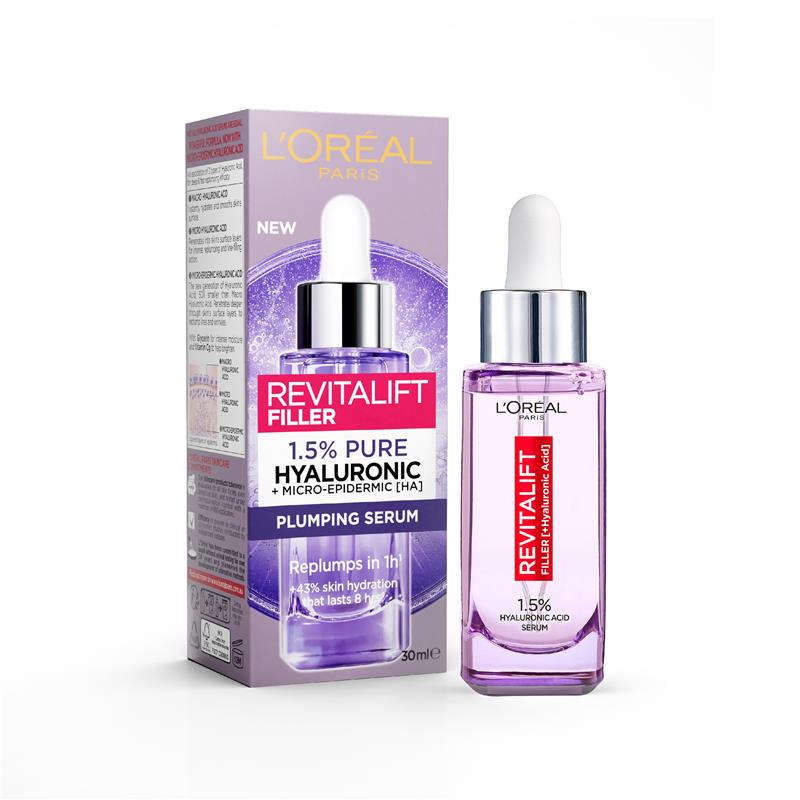 Load image into Gallery viewer, L'Oreal Paris Revitalift Filler Hyaluronic Acid Anti Wrinkle Serum 30ml
