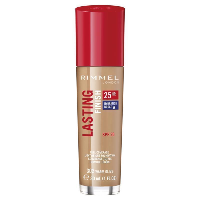 Load image into Gallery viewer, Rimmel Long Lasting 25Hr Foundation Warm Olive 302
