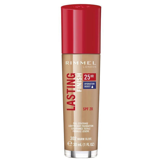 Rimmel Long Lasting 25Hr Foundation Warm Olive 302
