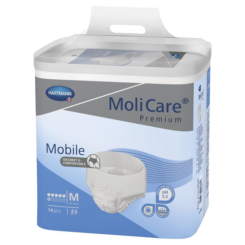 Load image into Gallery viewer, Molicare Premium Mobile 6 Drops Medium 14 Pack
