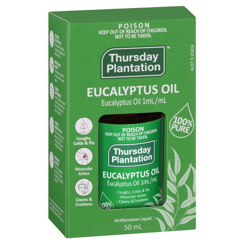Load image into Gallery viewer, Thursday Plantation 100% Pure Eucalyptus Oil 50ml
