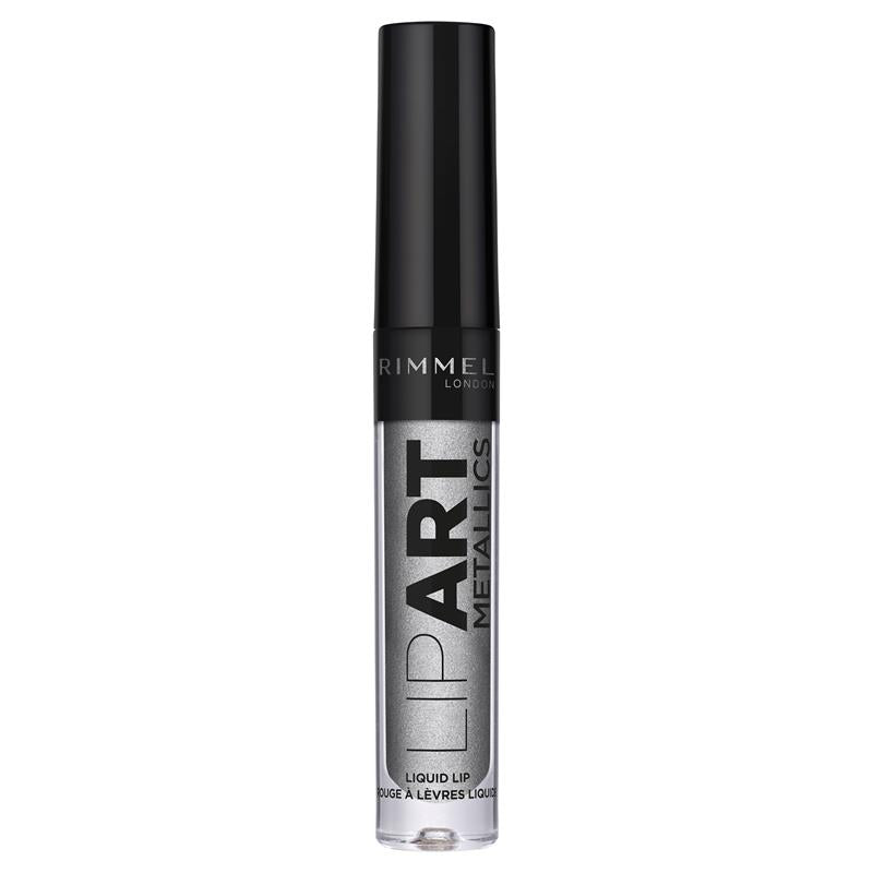 Load image into Gallery viewer, Rimmel Lip Art Metallics 060 Titanium 2ml
