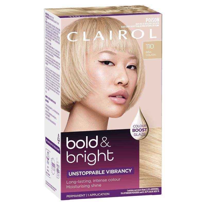 Load image into Gallery viewer, Clairol Bold &amp; Bright Permanent Hair Colour 110 Pina Colada
