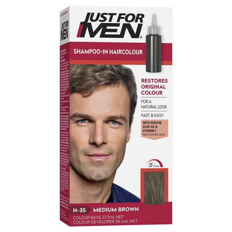 Load image into Gallery viewer, Just for Men Hair Colour Natural Medium Brown
