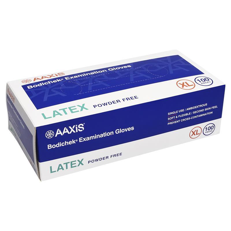Load image into Gallery viewer, Bodichek Latex Disposable Gloves Powder Free XL 100 Pack

