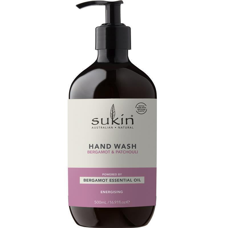 Load image into Gallery viewer, Sukin Cleansing Hand Wash Bergamot &amp; Patchouli 500ml
