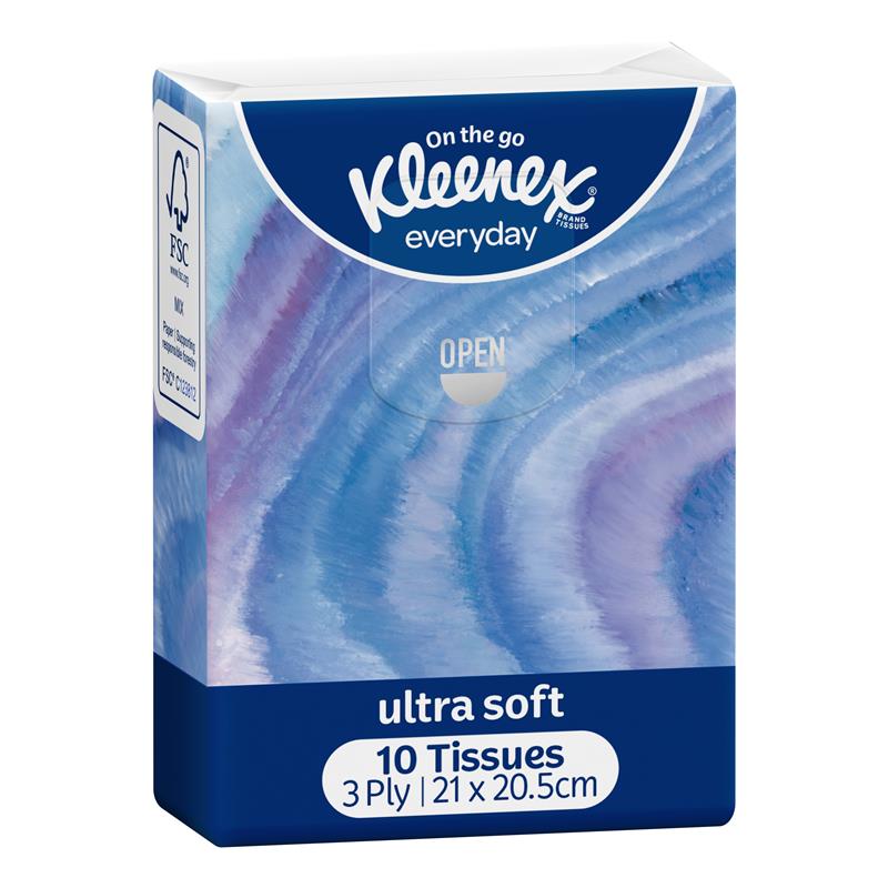 Load image into Gallery viewer, Kleenex Ultra Soft Pocket Tissues 10
