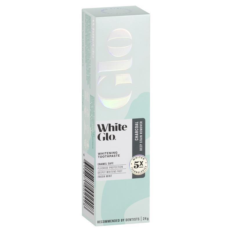 Load image into Gallery viewer, White Glo Travel Toothpaste Charcoal 24g
