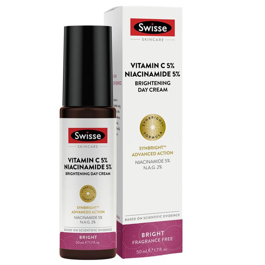 Swisse Skincare Vitamin C 5% Niacinamide 5% Brightening Day Cream 50ml