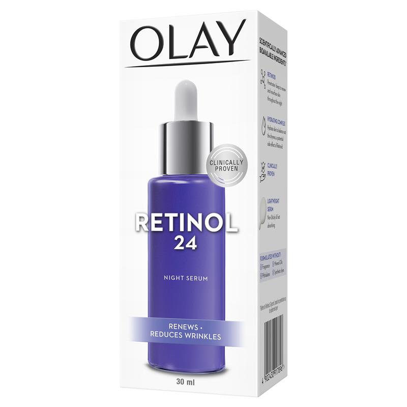 Load image into Gallery viewer, Olay Regenerist Retinol 24 Night Serum Fragrance Free 30ml
