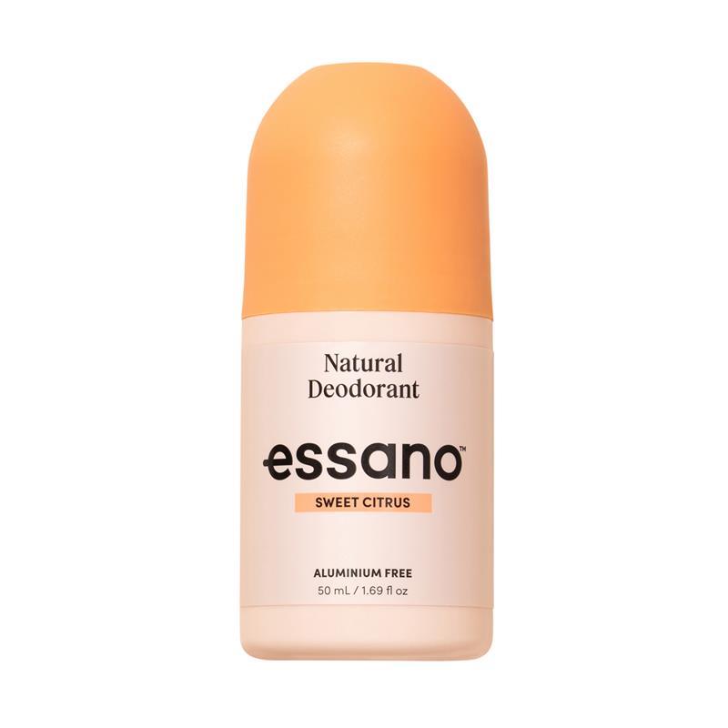 Load image into Gallery viewer, Essano Natural Deodorant Roll On Sweet Citrus 50ml
