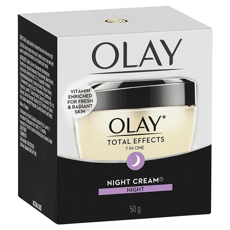 Load image into Gallery viewer, Olay Total Effects 7 in One Night Face Cream Moisturiser 50g
