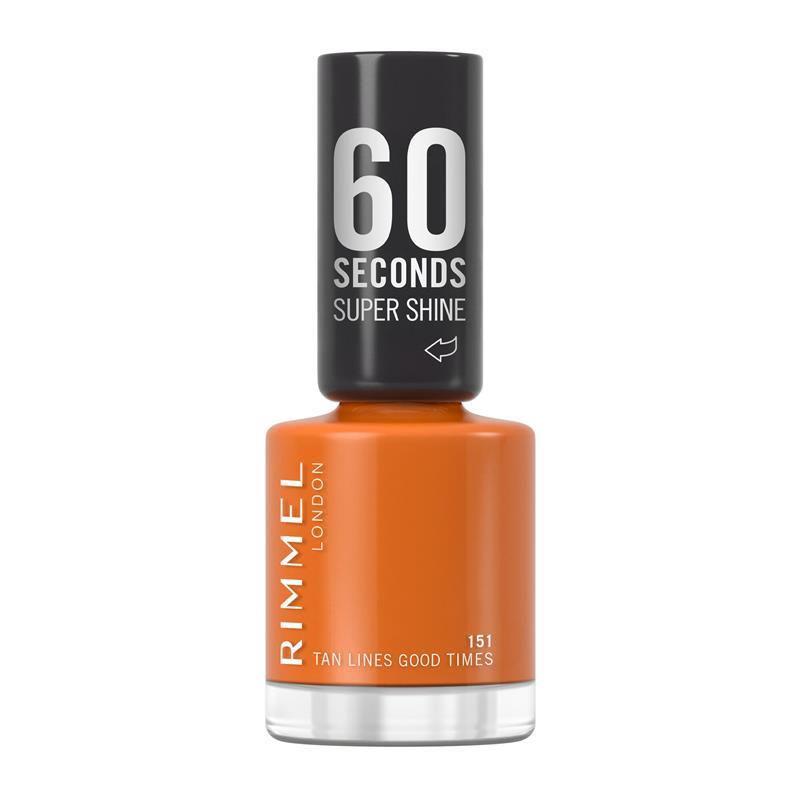 Load image into Gallery viewer, Rimmel 60 Seconds Nail Polish 151 Tan Lines &amp; Good Times
