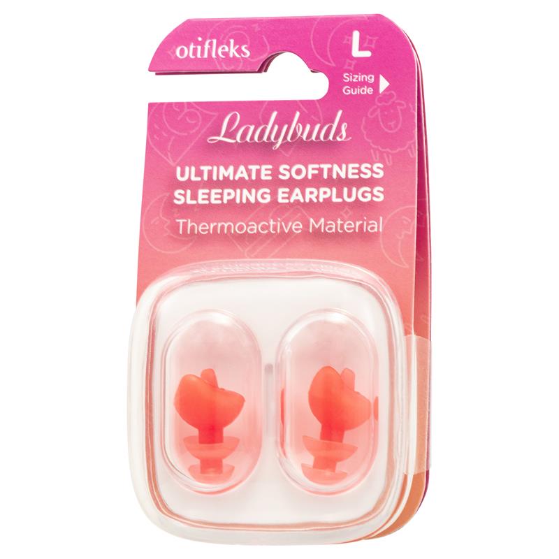 Load image into Gallery viewer, Otifleks Ladybuds Earplugs Large 1 Pair
