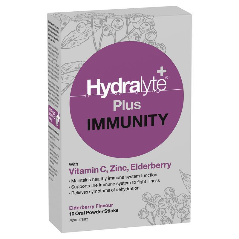 Load image into Gallery viewer, Hydralyte Plus Immunity Powder 10 Sticks

