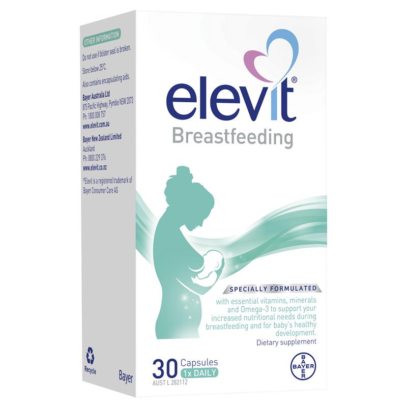 Load image into Gallery viewer, Elevit Breastfeeding 30 Capsules
