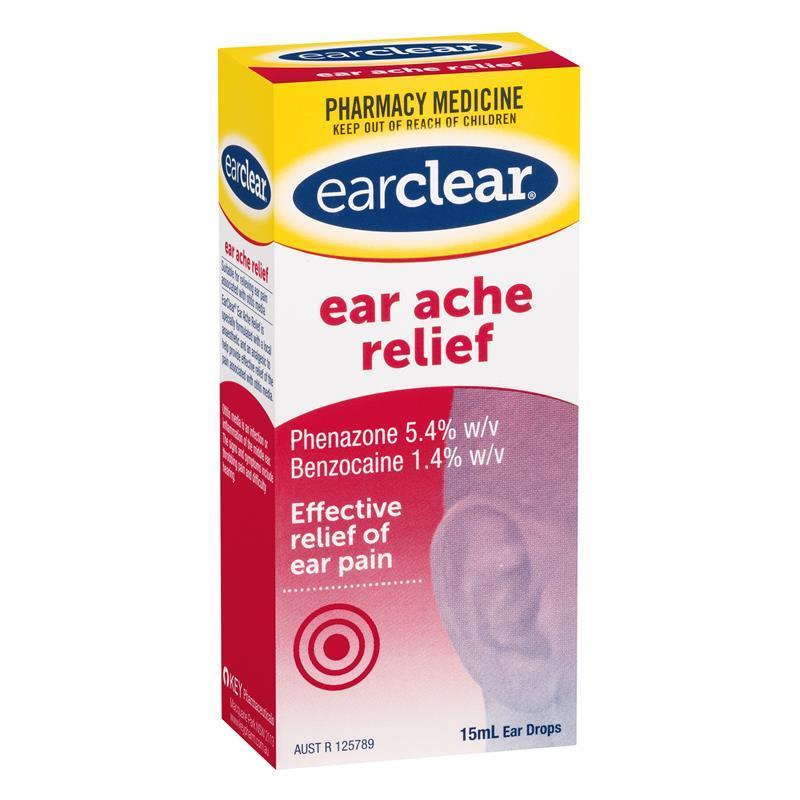 Load image into Gallery viewer, EarClear Ear Ache Relief Drops 15mL - Effective Relief of Ear Pain
