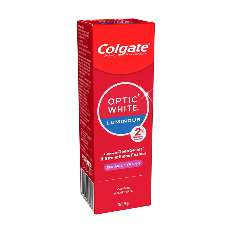 Load image into Gallery viewer, Colgate Toothpaste Optic White Luminous Enamel Strong 85g
