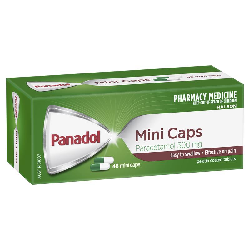 Load image into Gallery viewer, Panadol Paracetamol Pain Relief Mini Capsules 48 Capsules
