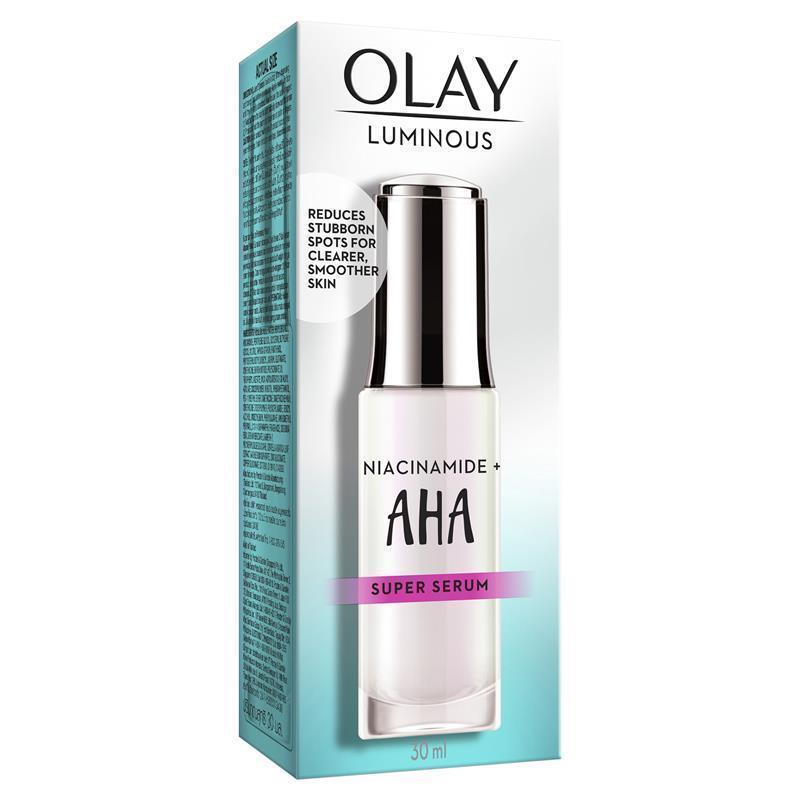 Load image into Gallery viewer, Olay Luminous Niacinamide + AHA Face Super Serum 30 ml
