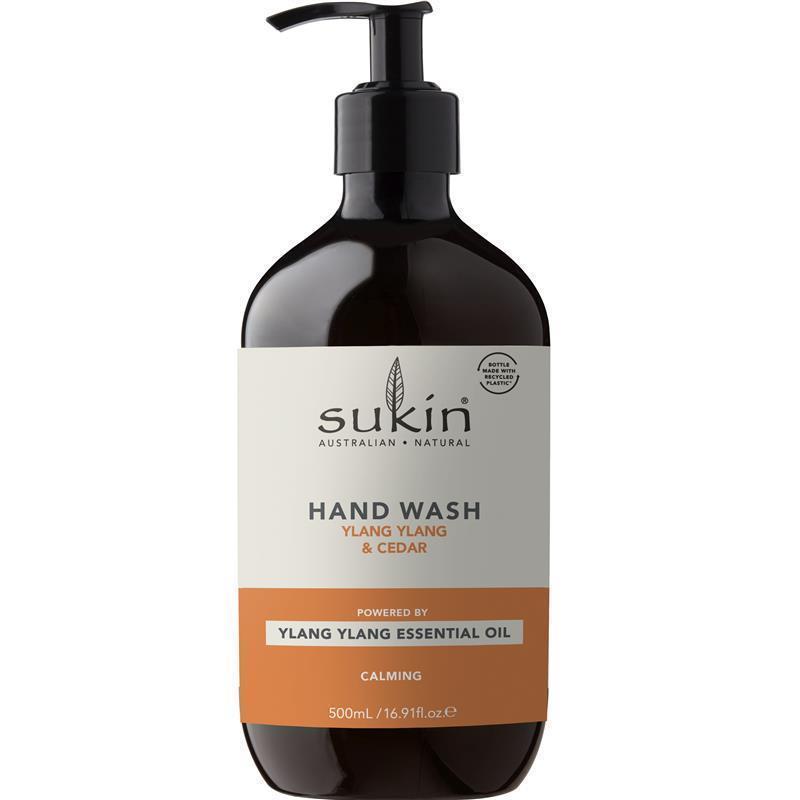 Load image into Gallery viewer, Sukin Cleansing Hand Wash Ylang Ylang &amp; Cedar 500ml
