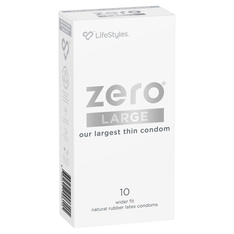 Load image into Gallery viewer, LifeStyles Zero Condoms Large 10 Pack
