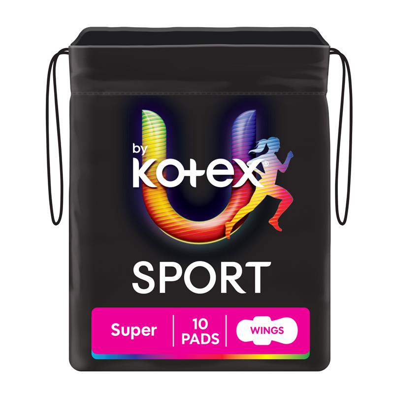 Load image into Gallery viewer, U by Kotex Sport Ultrathins Pads Super 10 Pack
