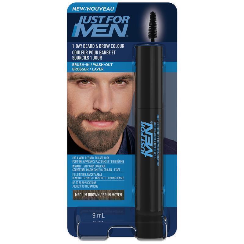Load image into Gallery viewer, Just For Men Beard &amp; Brow Gel Medium Brown

