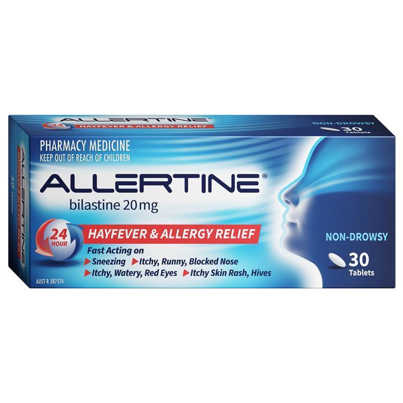 Load image into Gallery viewer, Allertine 20mg 30 Tablets - Bilastine

