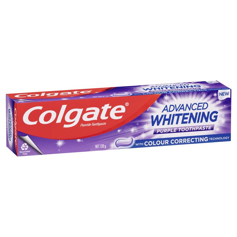 Load image into Gallery viewer, Colgate Toothpaste Advanced Whitening Purple 120g
