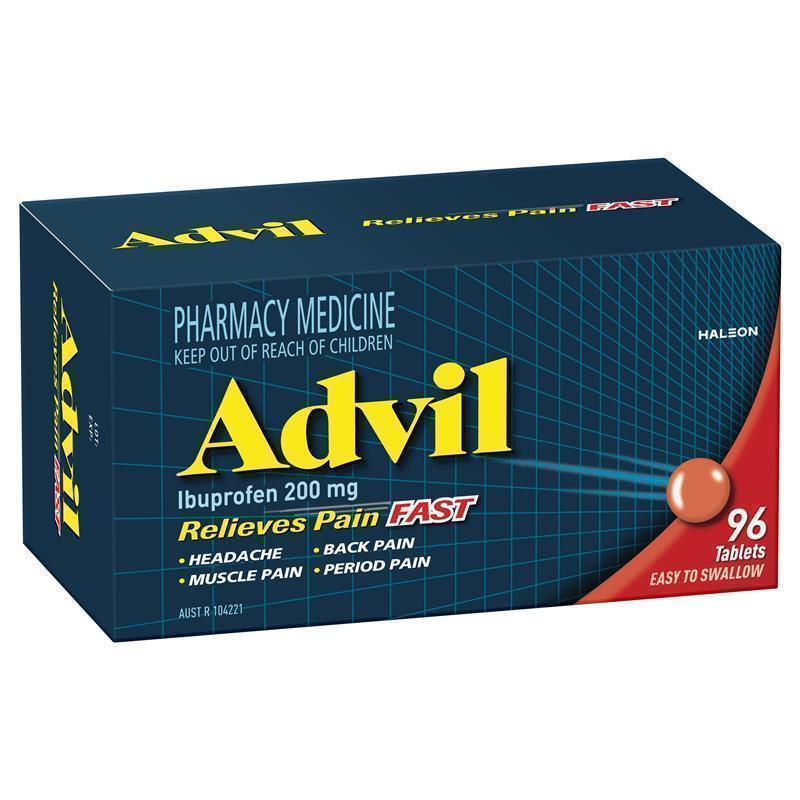 Load image into Gallery viewer, Advil Ibuprofen Pain Relief 96 Tablets
