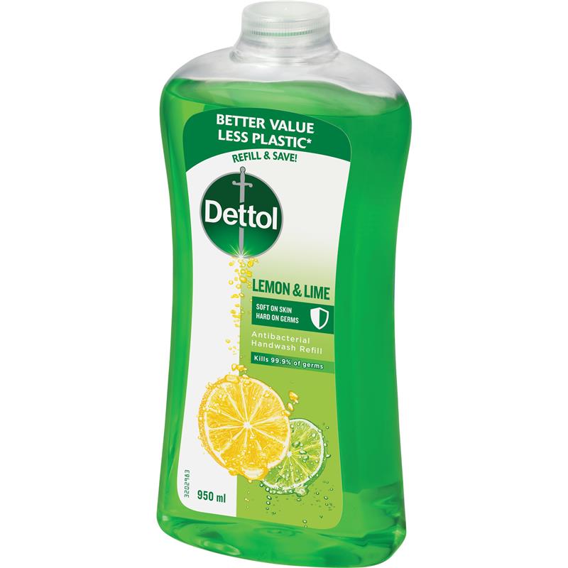 Load image into Gallery viewer, Dettol Liquid Hand Wash Lemon &amp; Lime Refill 950ml
