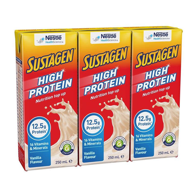 Load image into Gallery viewer, Sustagen Ready to Drink Multipack Vanilla 3 x 250ml
