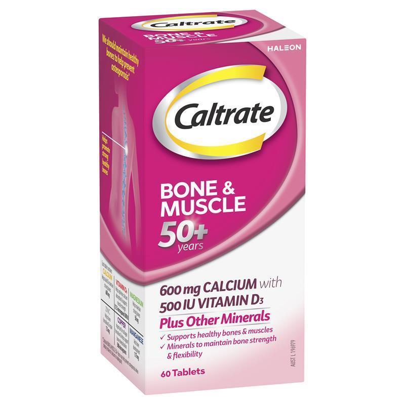 Load image into Gallery viewer, Caltrate Bone &amp; Muscle 50+ 60 Tablets
