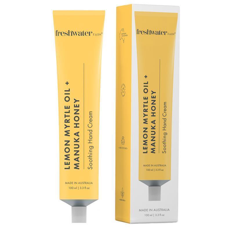 Load image into Gallery viewer, Freshwater Farm Lemon Myrtle + Manuka Honey Hand Cream 100ml

