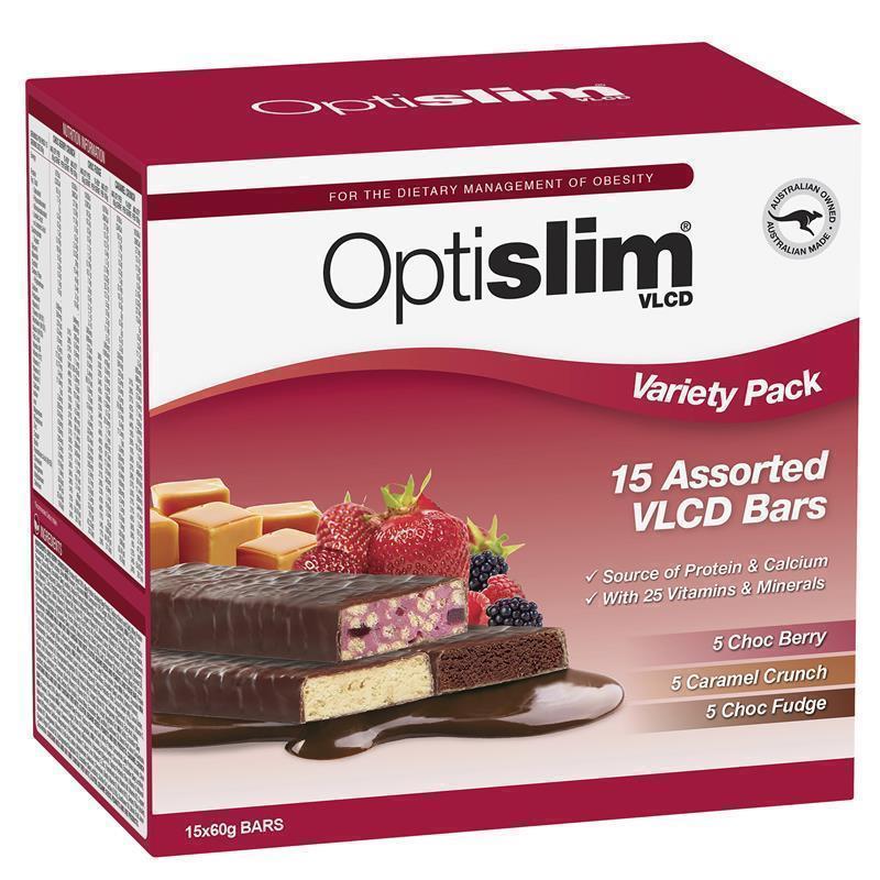 Load image into Gallery viewer, Optislim VLCD Bars Variety 60g 15 Pack
