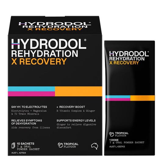 Hydrodol Rehydration X Recovery Powder 10 Pack