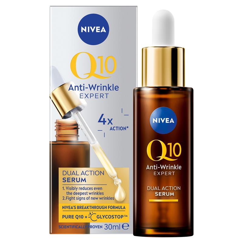 Load image into Gallery viewer, NIVEA Q10 Anti-Wrinkle Expert Dual Action Serum 30ml
