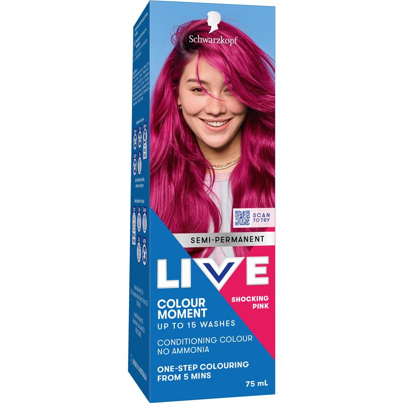 Load image into Gallery viewer, Schwarzkopf LIVE Colour Shocking Pink Semi Permanent 75ml
