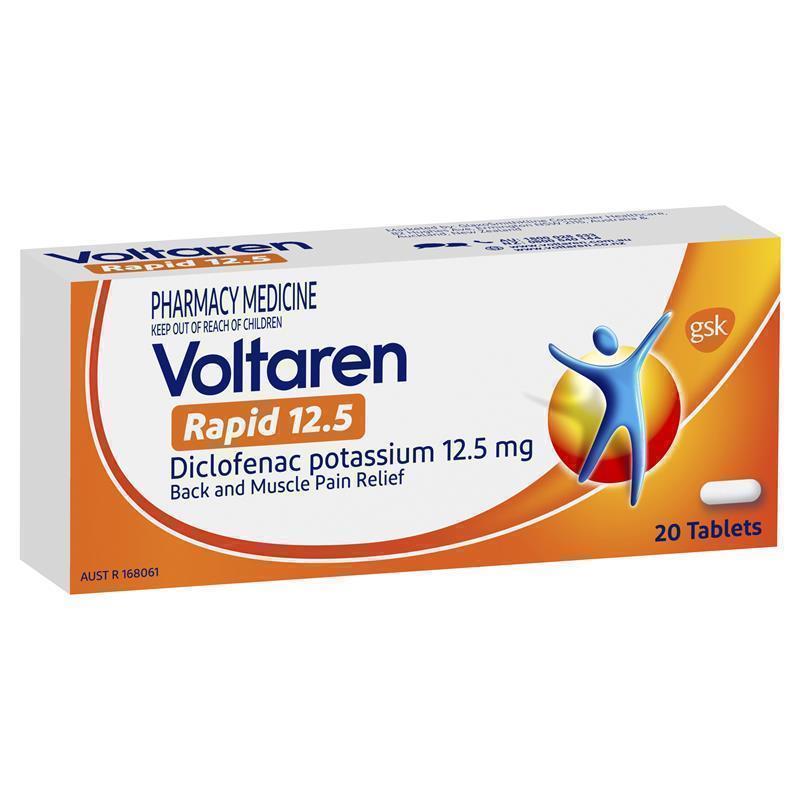 Load image into Gallery viewer, Voltaren Rapid 12.5mg Pain Relief Tablets 20
