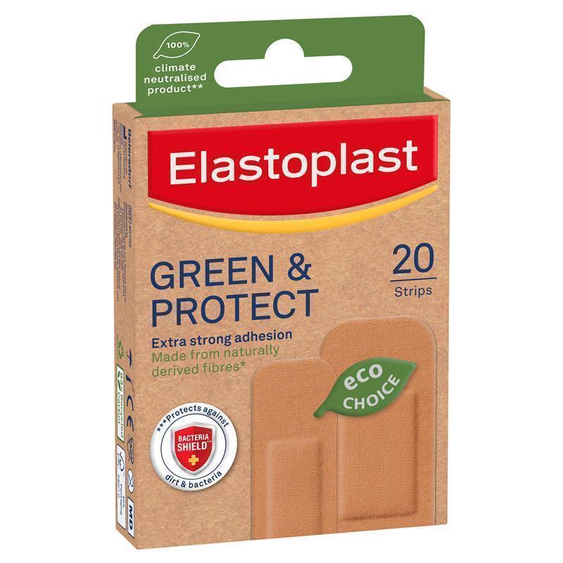 Load image into Gallery viewer, Elastoplast Green &amp; Protect 20 Pack
