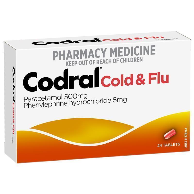 Load image into Gallery viewer, Codral PE Cold and Flu 24 Tablets

