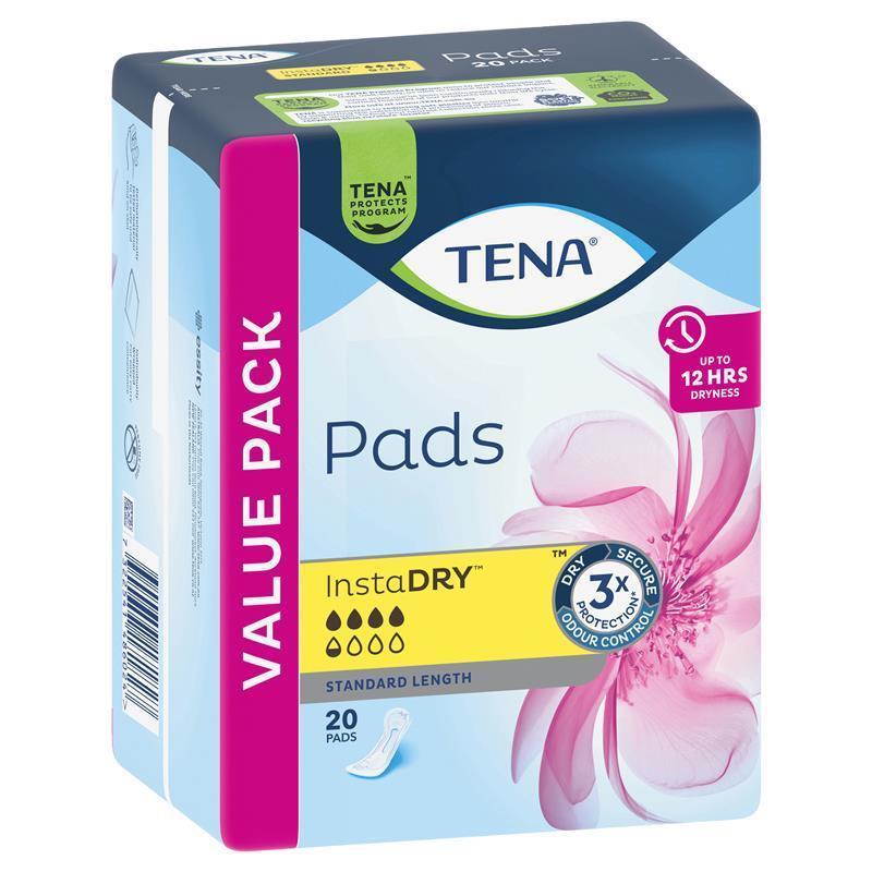 Load image into Gallery viewer, TENA Pad Instadry Standard 20 Pack
