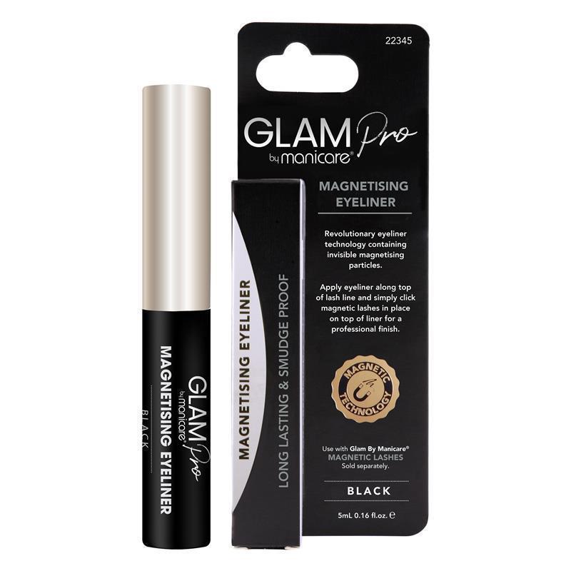 Load image into Gallery viewer, Glam By Manicare Pro Magnetising Eyeliner Black 5ml
